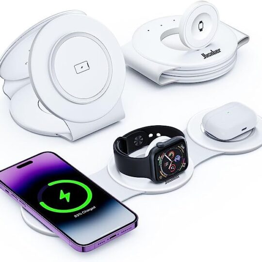 Hicober 3 in 1 Charging Station AppleTravel Wireless Magsafe W313